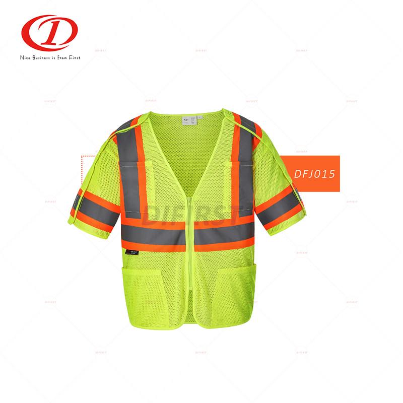 Reflective Safety Vest With Short Sleeve » DFJ015